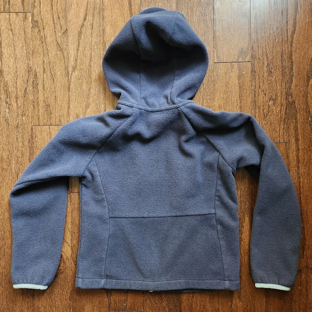 Columbia Kids' Navy Fast Trek II Full-Zip Fleece Hoodie Jacket Size XS